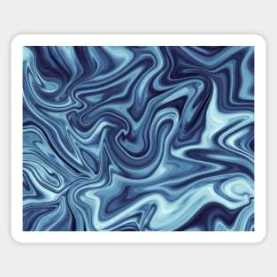 blue ocean marble, beautiful antique marble Sticker